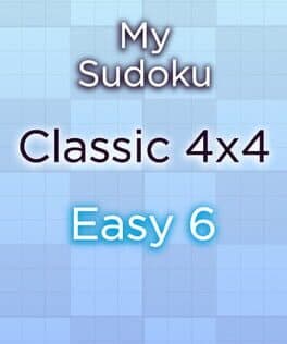 My Sudoku: Classic 4x4 Easy 6