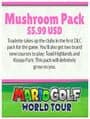 Mario Golf: World Tour - Mushroom Pack
