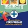 Bundle: Memory - The Original Matching Game from Ravensburger + Rush Hour Deluxe: The Ultimate Traffic Jam Game!