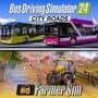 Bus Driving Simulator 24 City Roads & Farmer Simulator Bundle