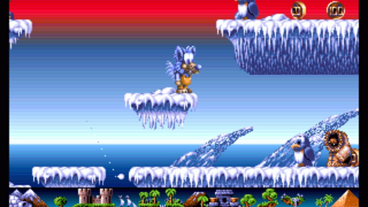 Fire & Ice: The Daring Adventures of Cool Coyote screenshot 1