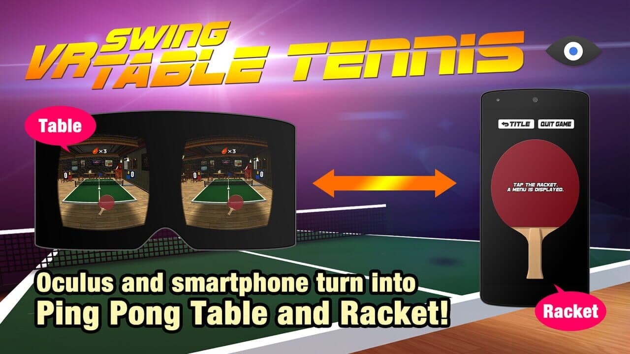 VR Swing Table Tennis Oculus screenshot 1