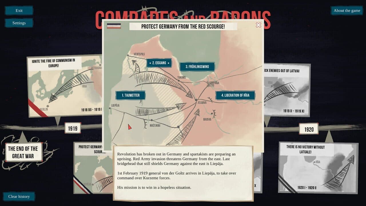 Comrades and Barons: Solitaire of Bloody 1919 thumbnail 2