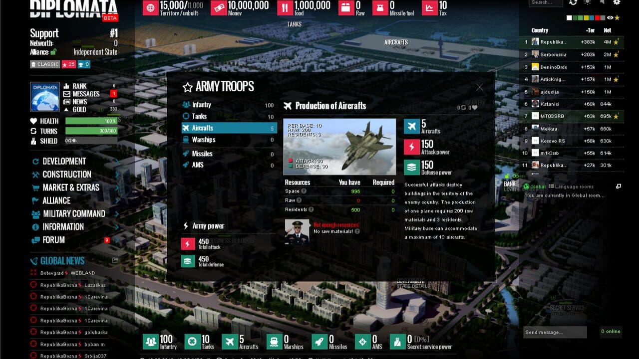 Diplomata the Game screenshot 1