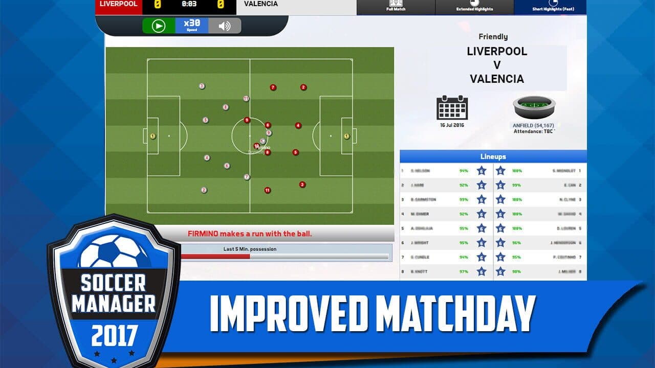 Soccer Manager 2017 screenshot 1