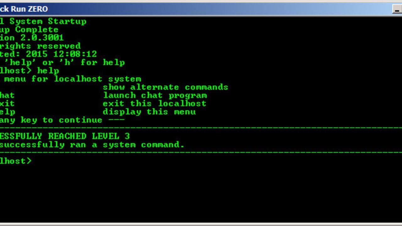 Hack Run Zero screenshot 1
