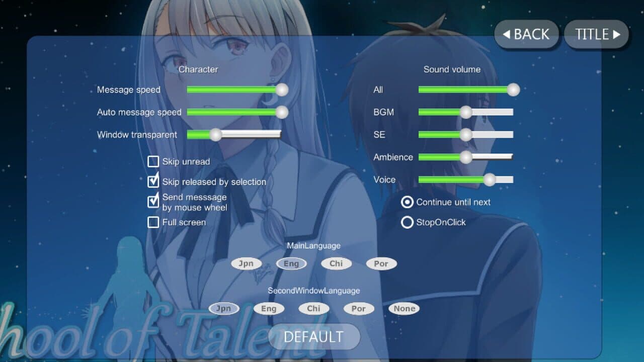 School of Talent: Suzu-Route thumbnail 5