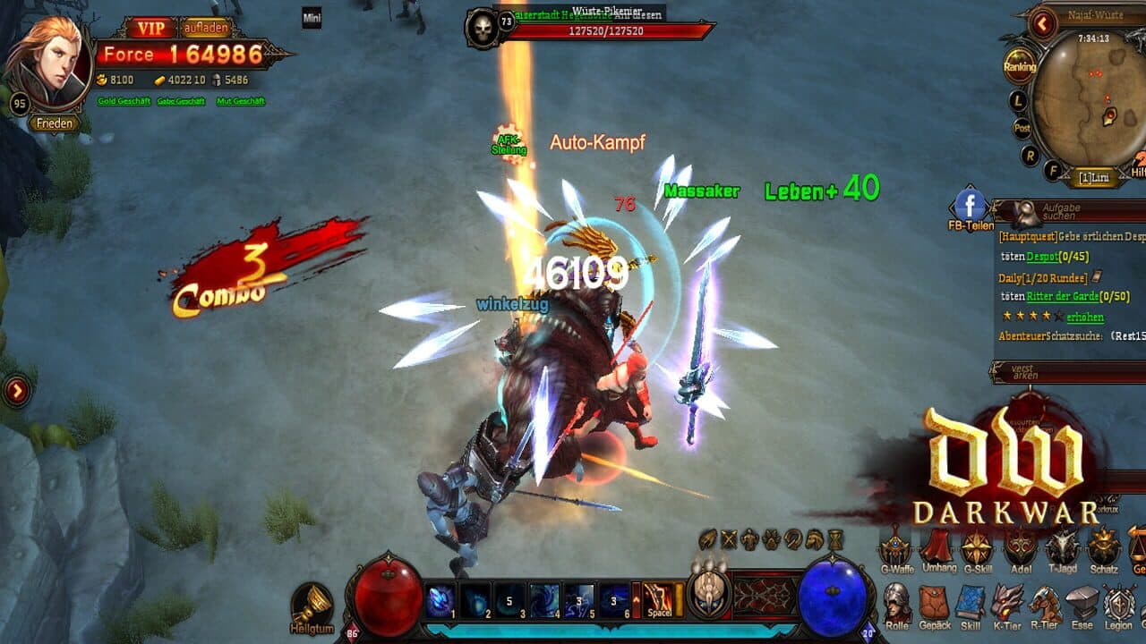 Dark War screenshot 1