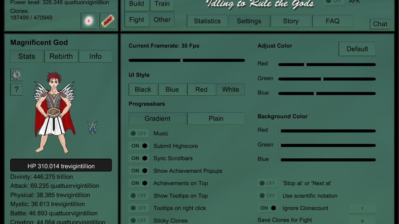 Idling to Rule the Gods screenshot 1