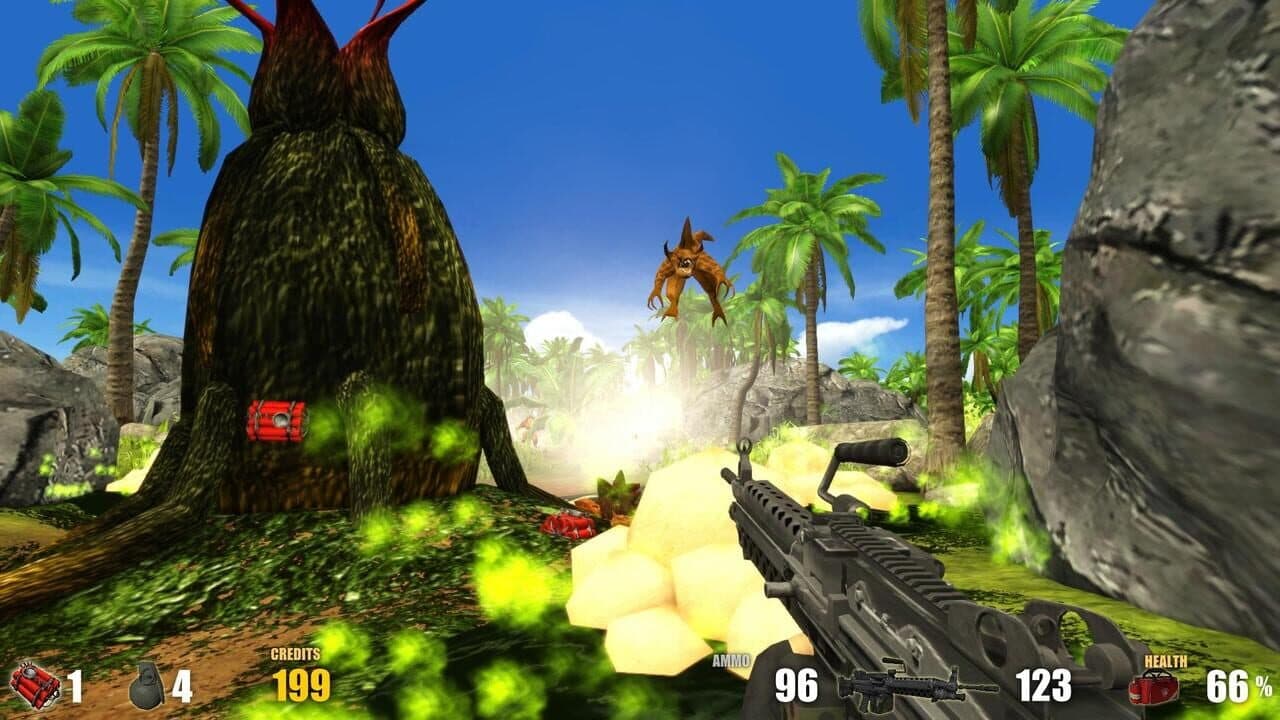 Action Alien: Tropical Mayhem screenshot 1