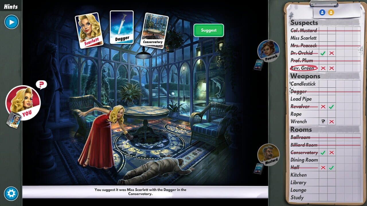 Clue/Cluedo: Classic screenshot 1