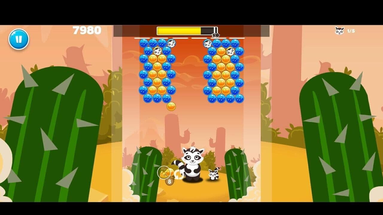 Raccoon Hero: Among the Cacti screenshot 1