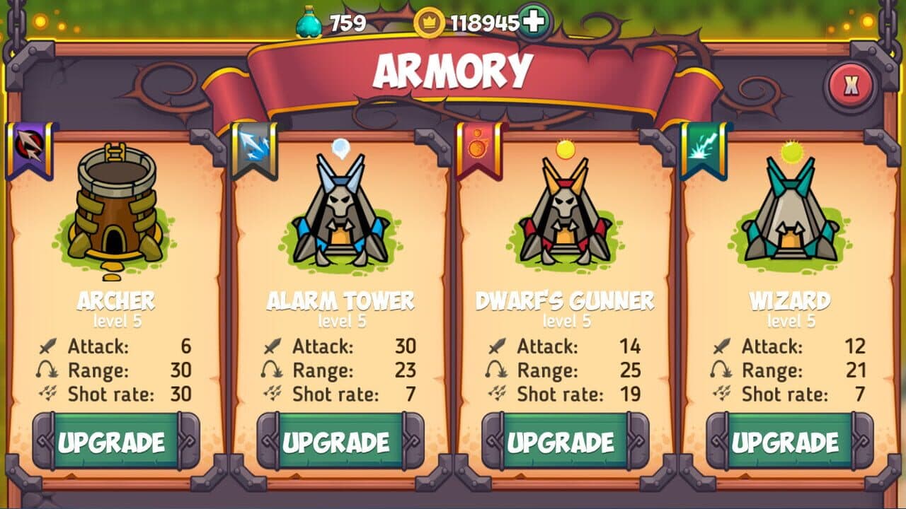 Tower Defense - Fantasy Tower Game thumbnail 3