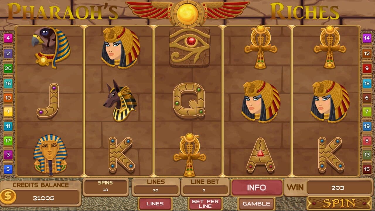 Slots - Pharaoh's Riches thumbnail 3