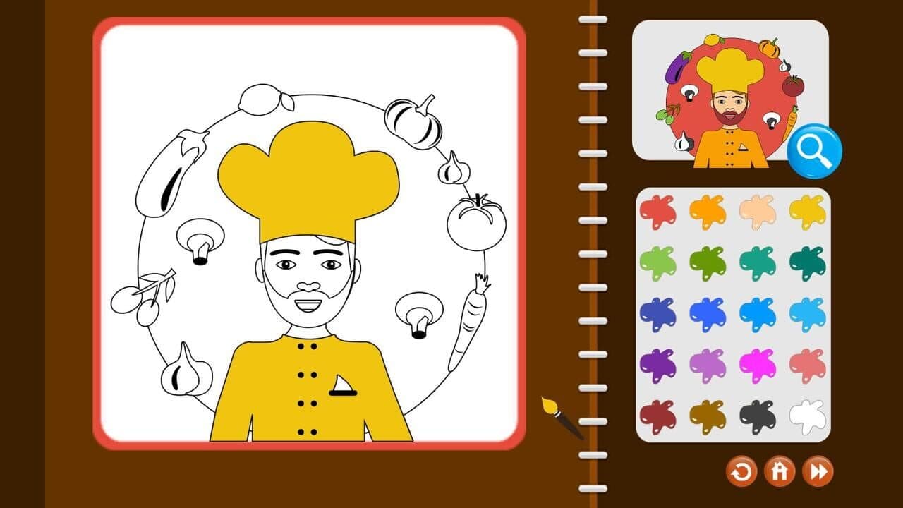 My Coloring Book: Professions screenshot 1