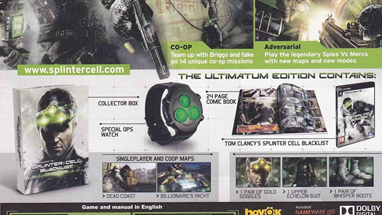 Tom Clancy's Splinter Cell: Blacklist - Ultimatum Edition thumbnail 2