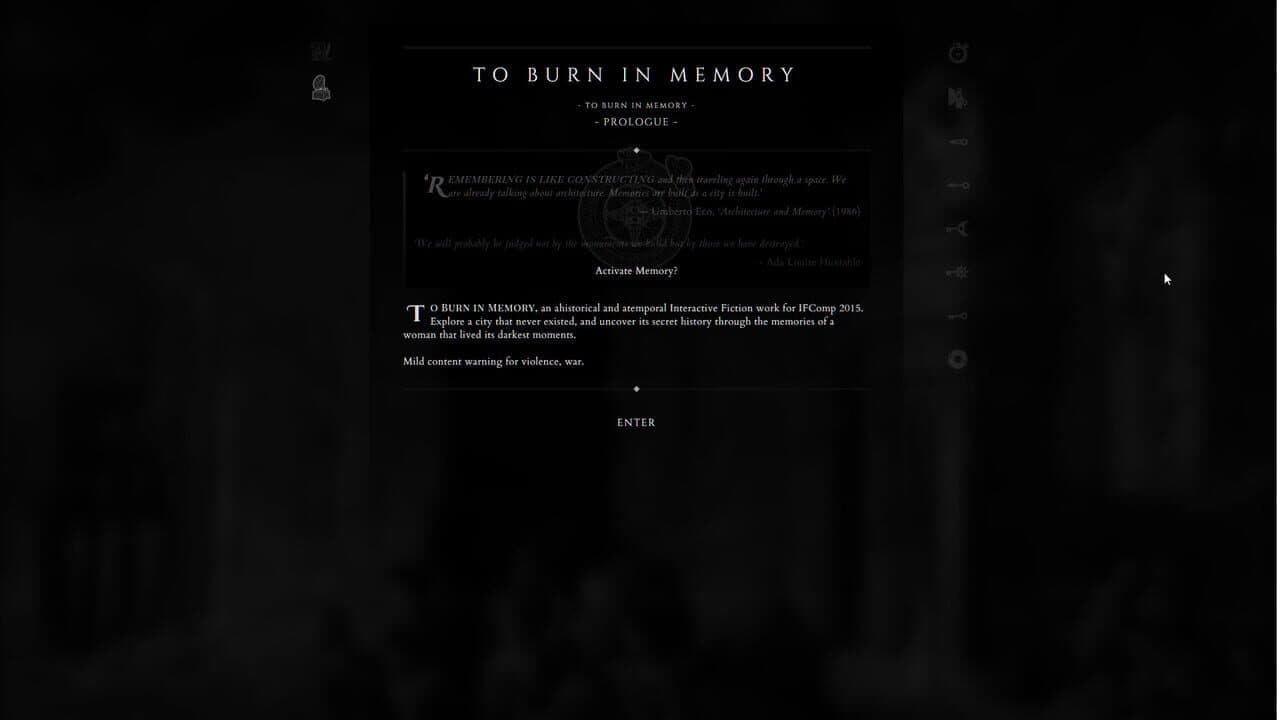 To Burn in Memory screenshot 1