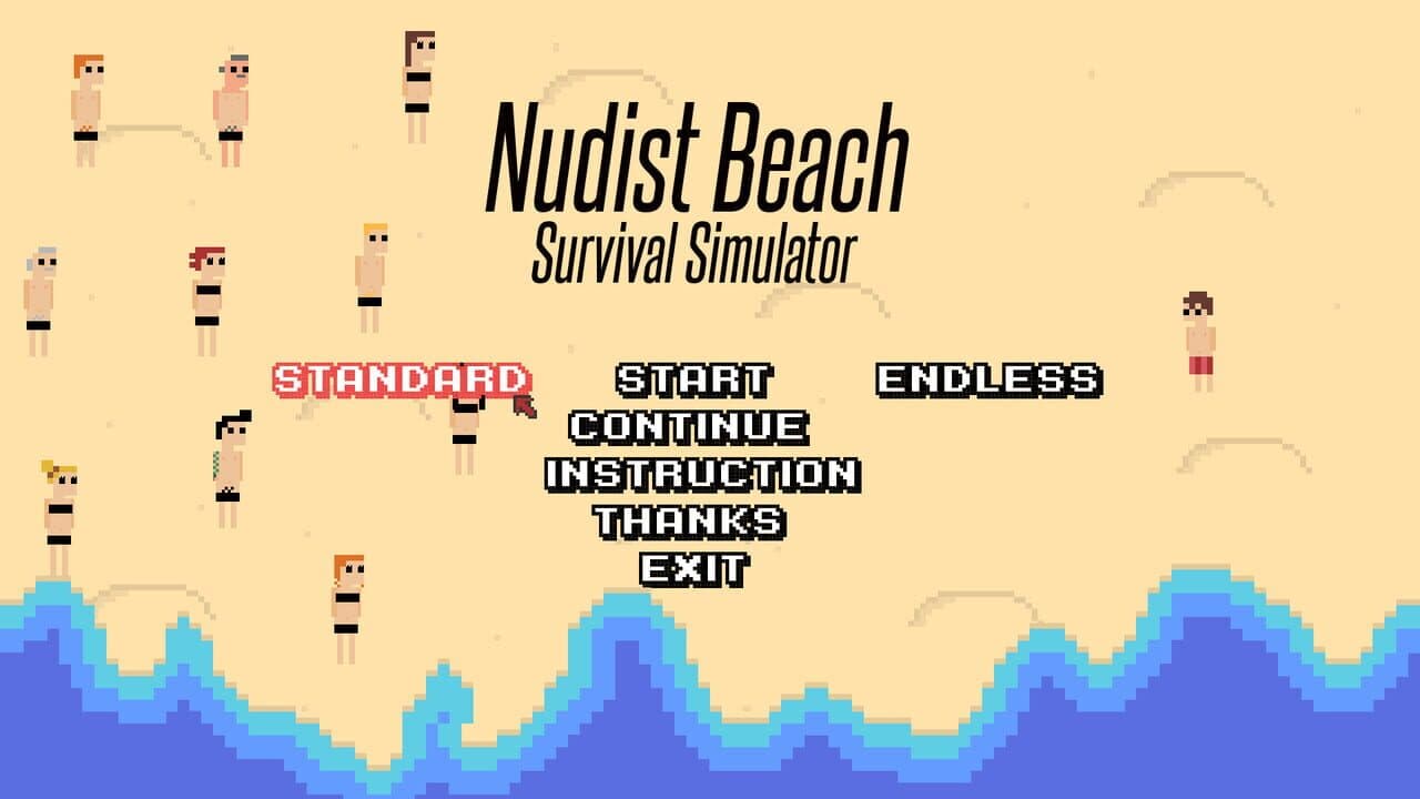 Nudist Beach Survival Simulator screenshot 1