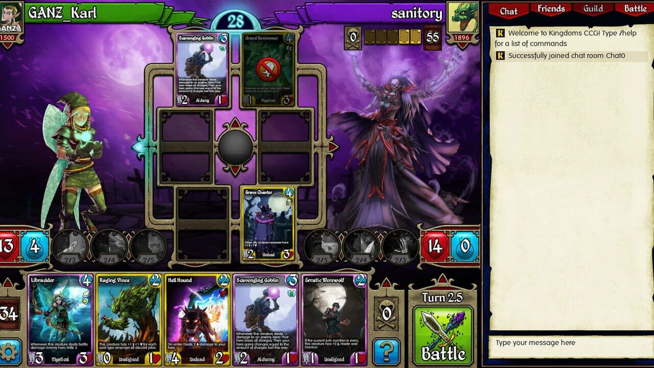 Kingdoms CCG screenshot 1