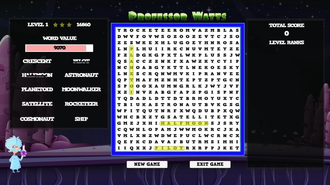 Professor Watts Word Search: Space Voyage thumbnail 3