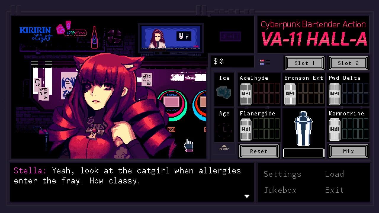 VA-11 Hall-A: Cyberpunk Bartender Action thumbnail 3