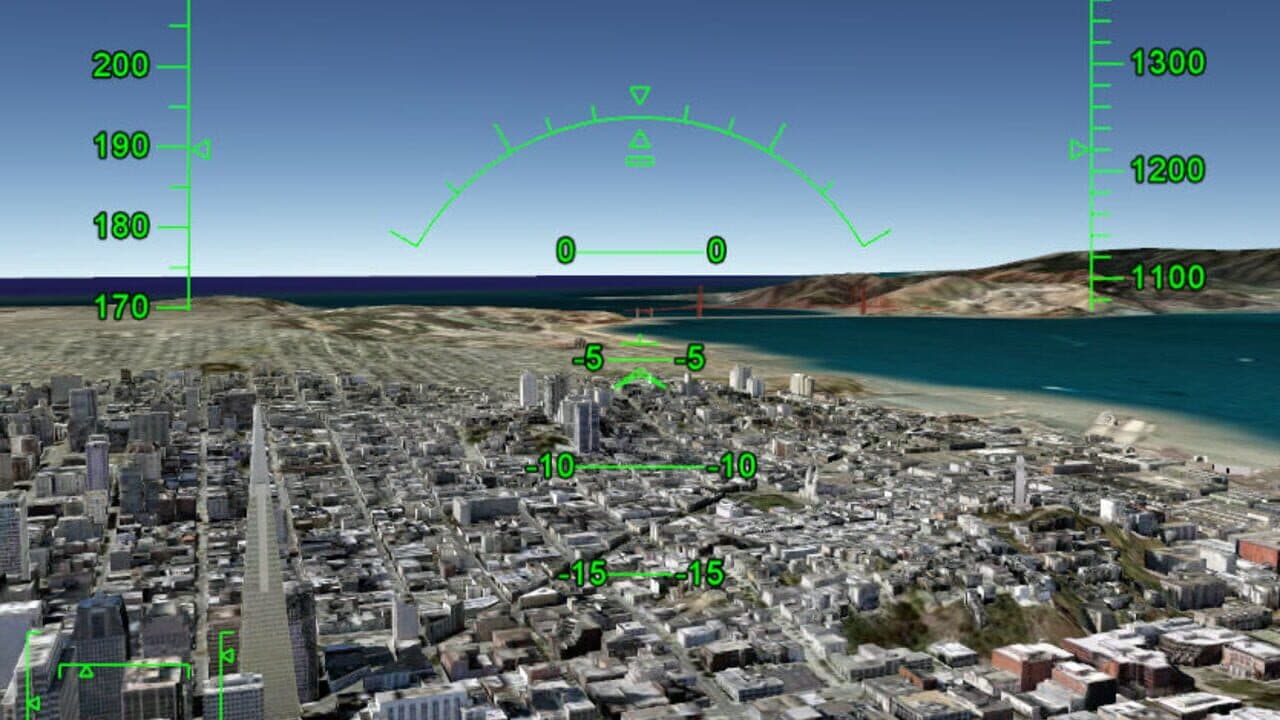 Google Earth Flight Simulator screenshot 1