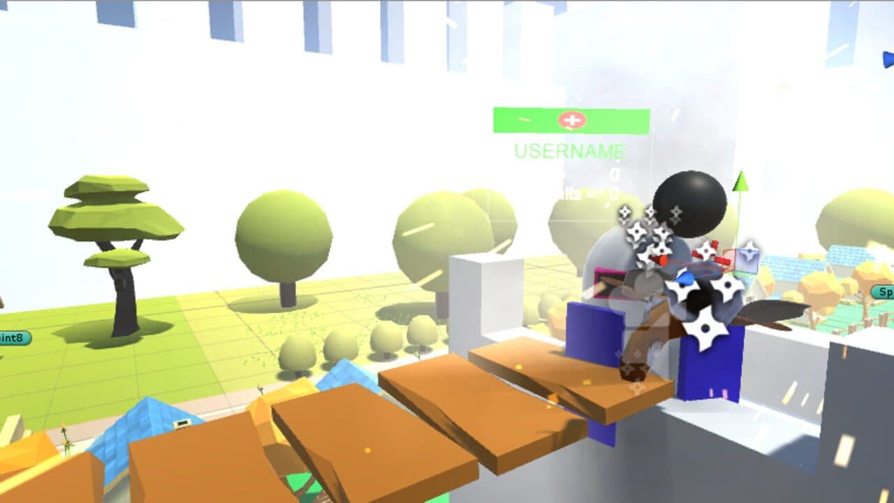 Arcade Style Bot Ball Shooting Multiplayer Game screenshot 1