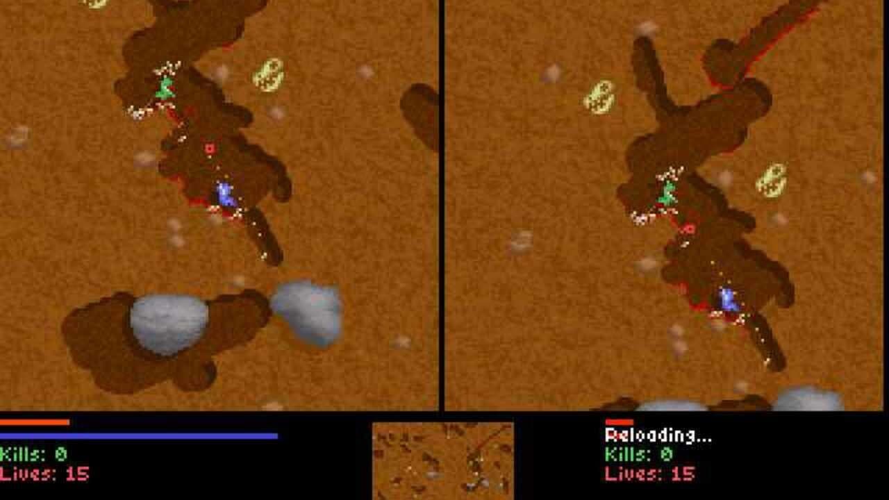 Liero screenshot 1