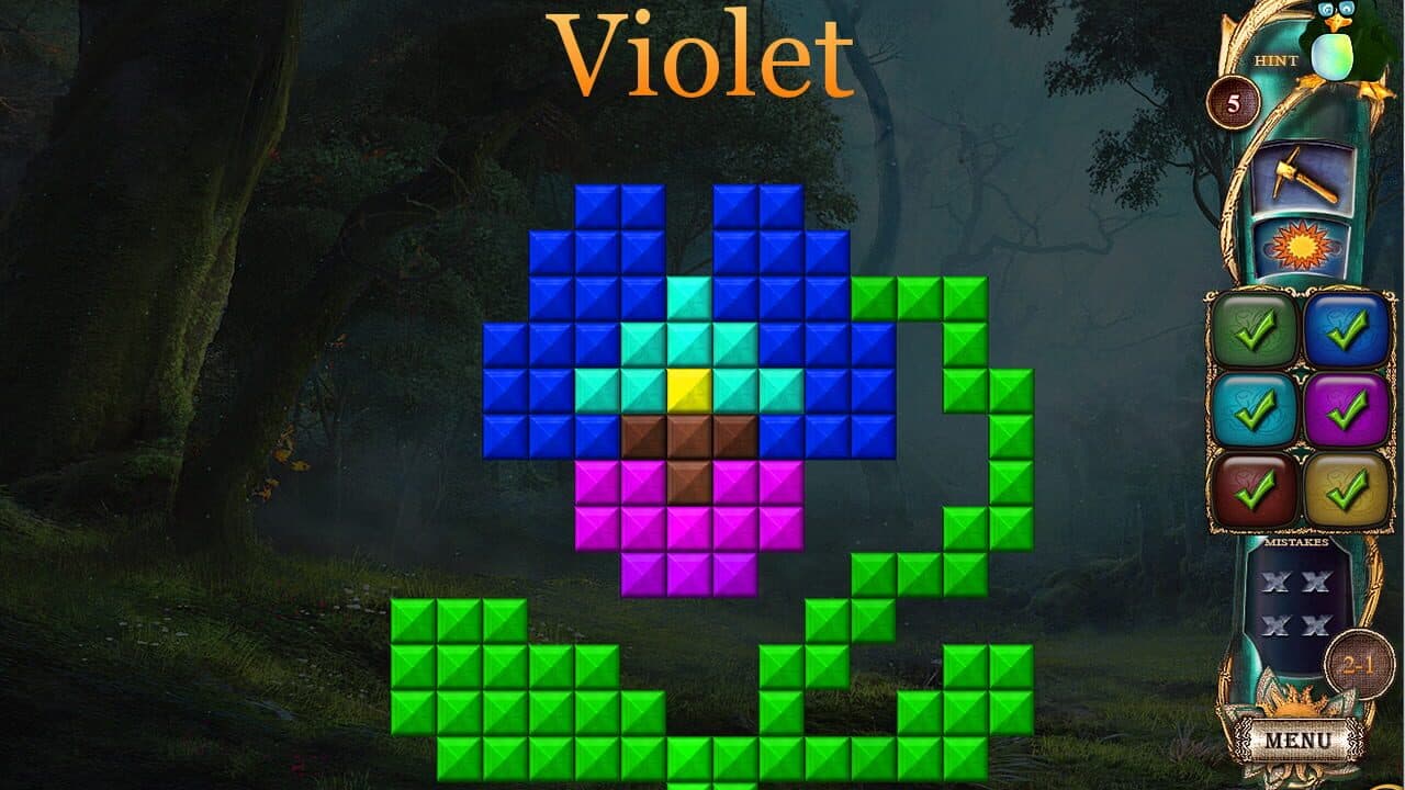 Fantasy Mosaics 16: Six Colors in Wonderland screenshot 1