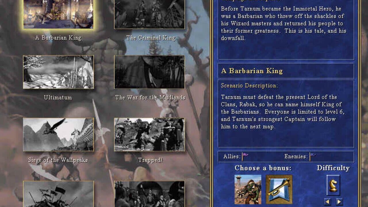 Heroes Chronicles: Warlords of the Wasteland screenshot 1