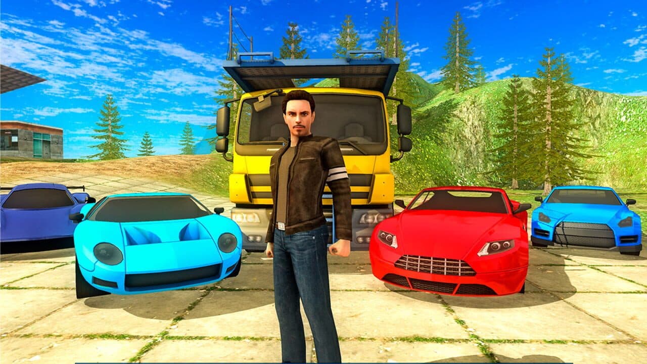 John: Car Transporter Truck 3D thumbnail 2