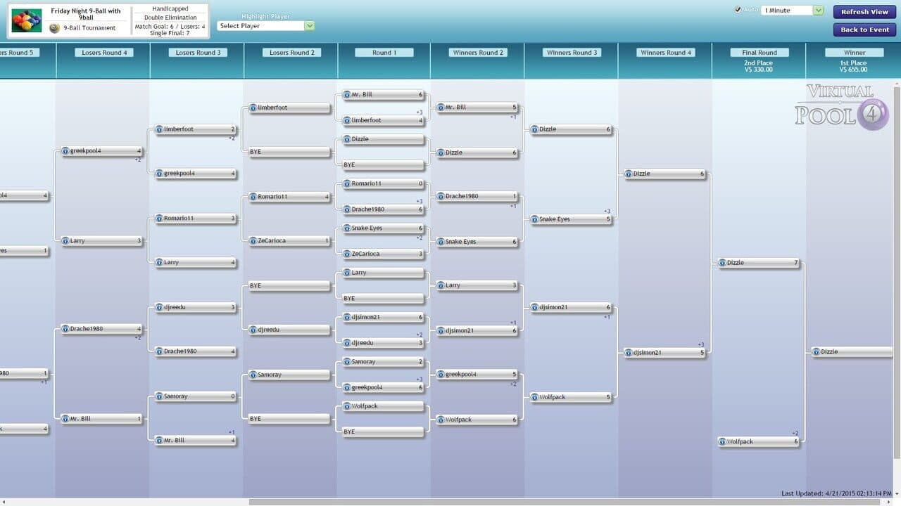 Virtual Pool 4 screenshot 1