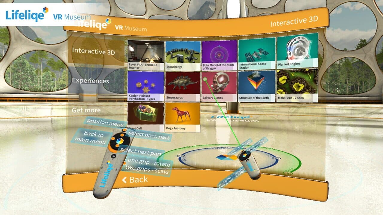 Lifeliqe VR Museum screenshot 1