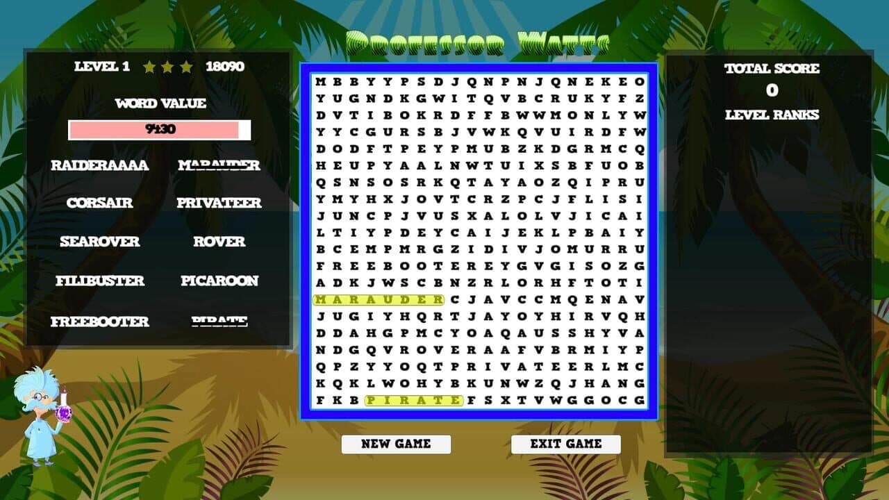 Professor Watts Word Search: Pirates Life thumbnail 3