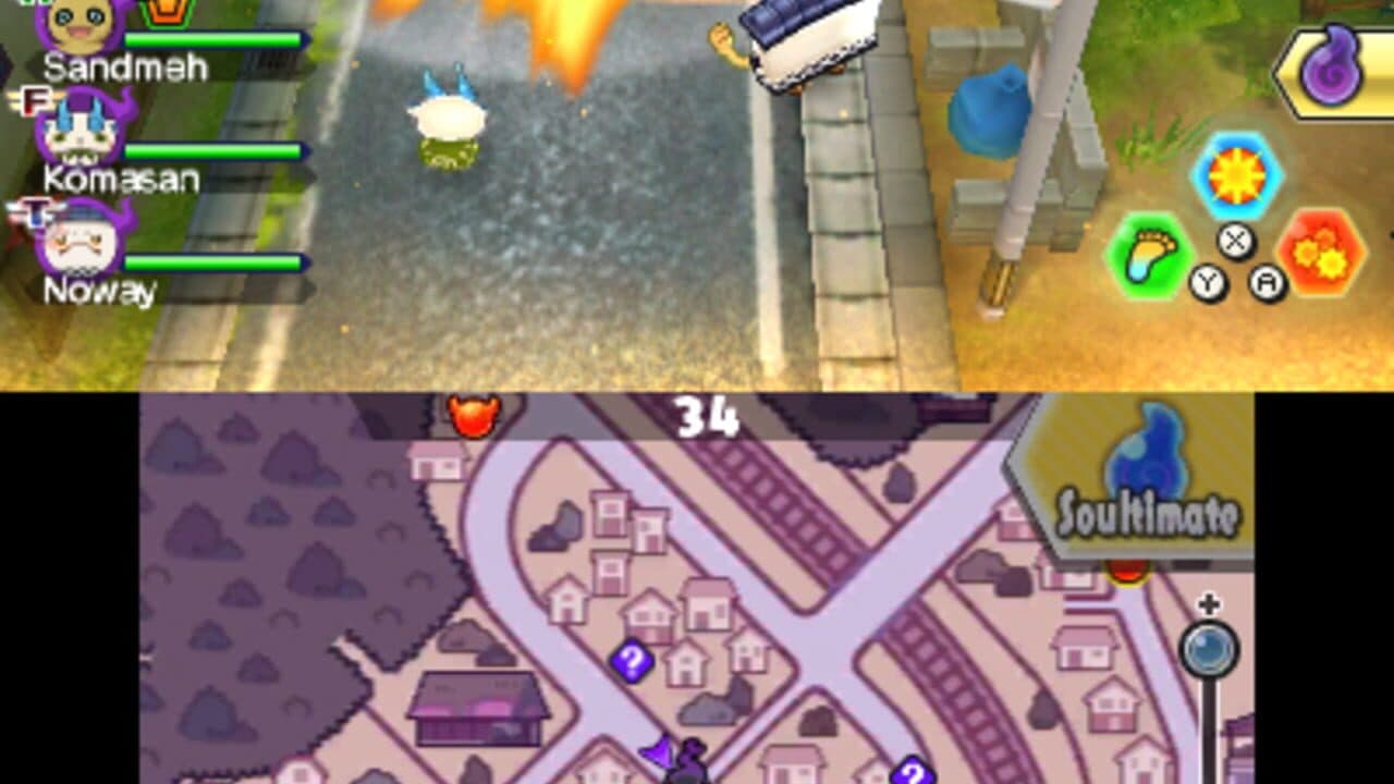 Yo-kai Watch Blasters: Red Cat Corps screenshot 1