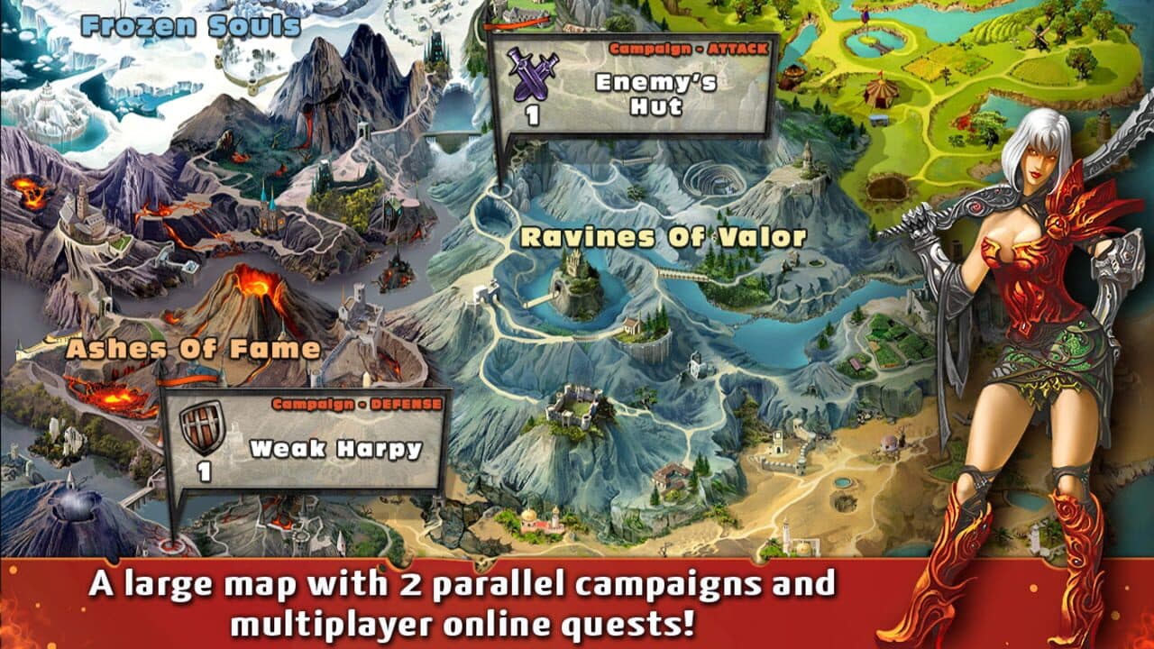 Cliffs of War: Fortress Defenders screenshot 1