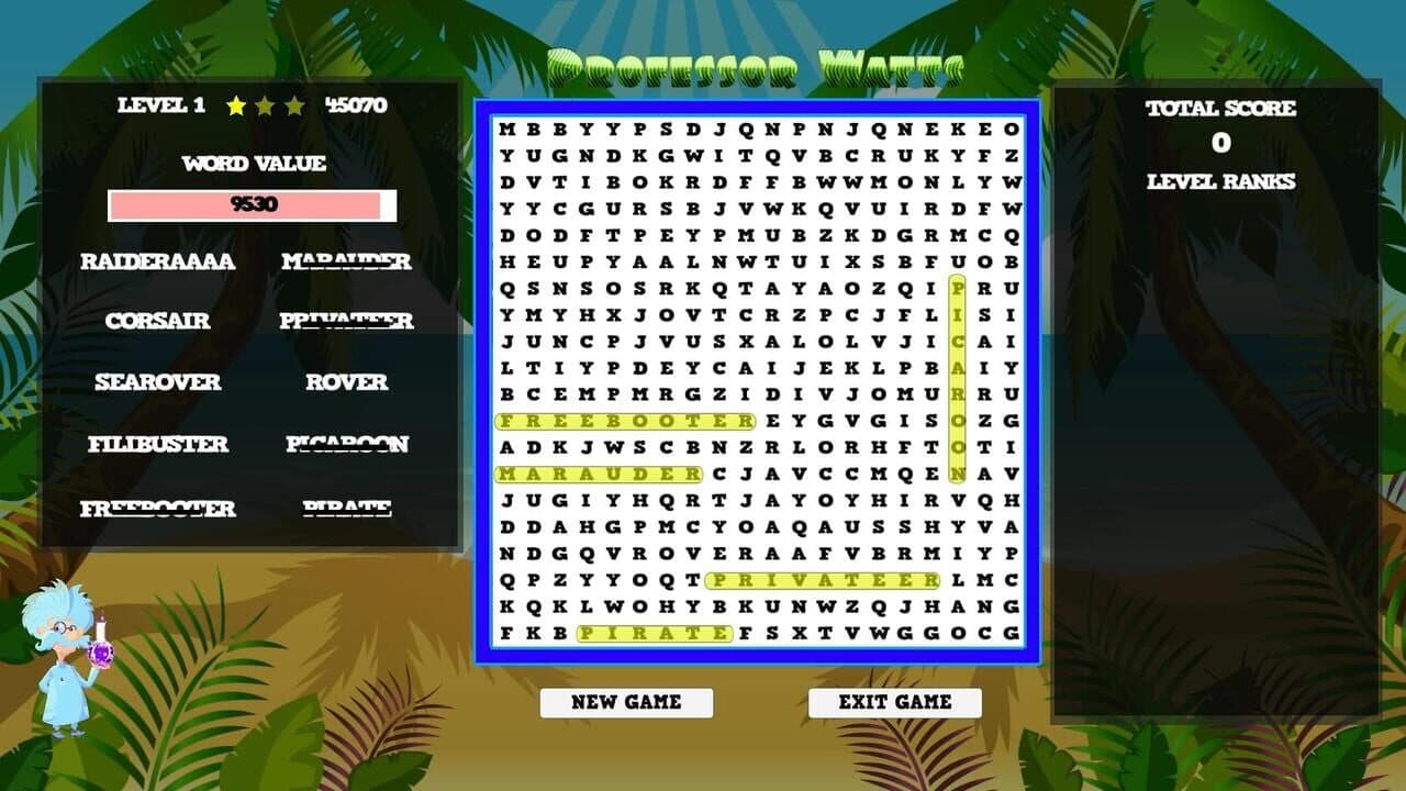 Professor Watts Word Search: Pirates Life thumbnail 2