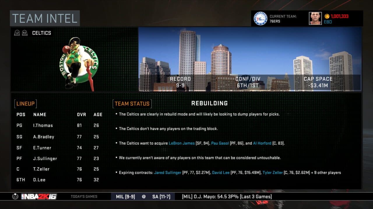 NBA 2K16 screenshot 1