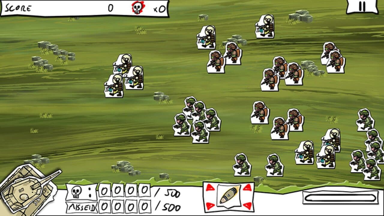 Paper Wars: Cannon Fodder Devastated screenshot 1