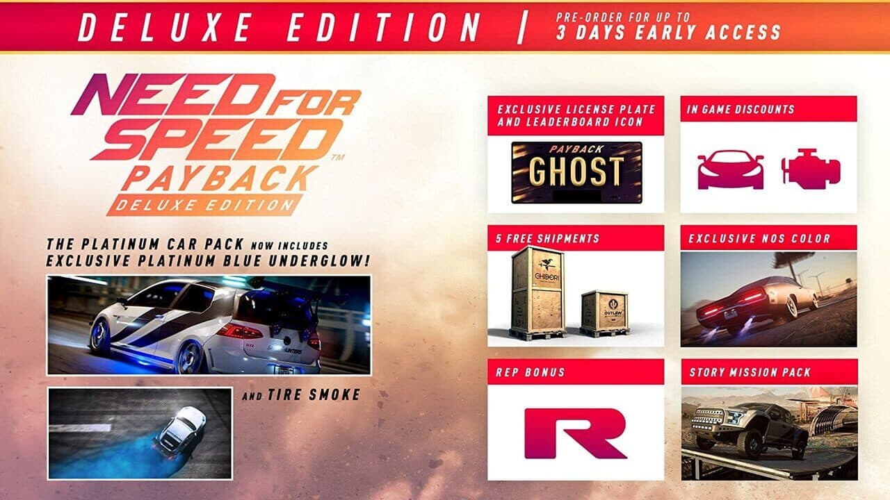 Need for Speed: Payback - Deluxe Edition screenshot 1