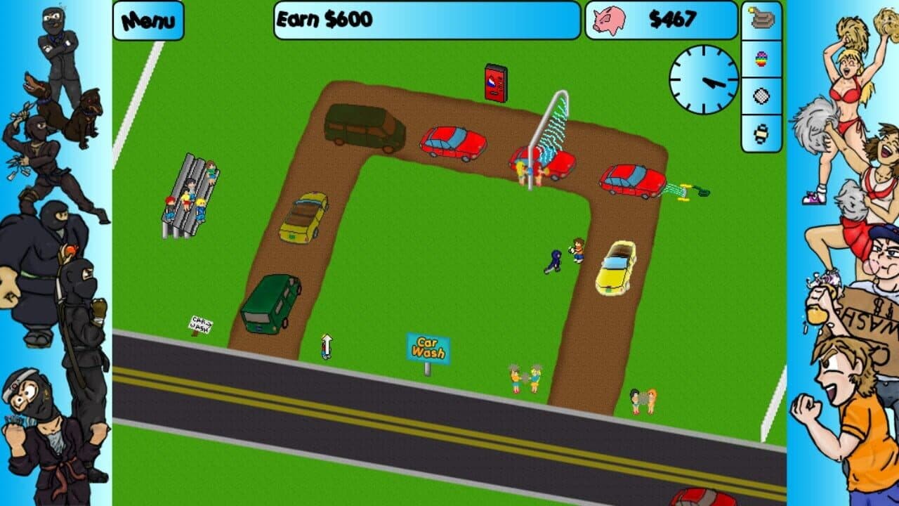 Car Washer: Summer of the Ninja screenshot 1
