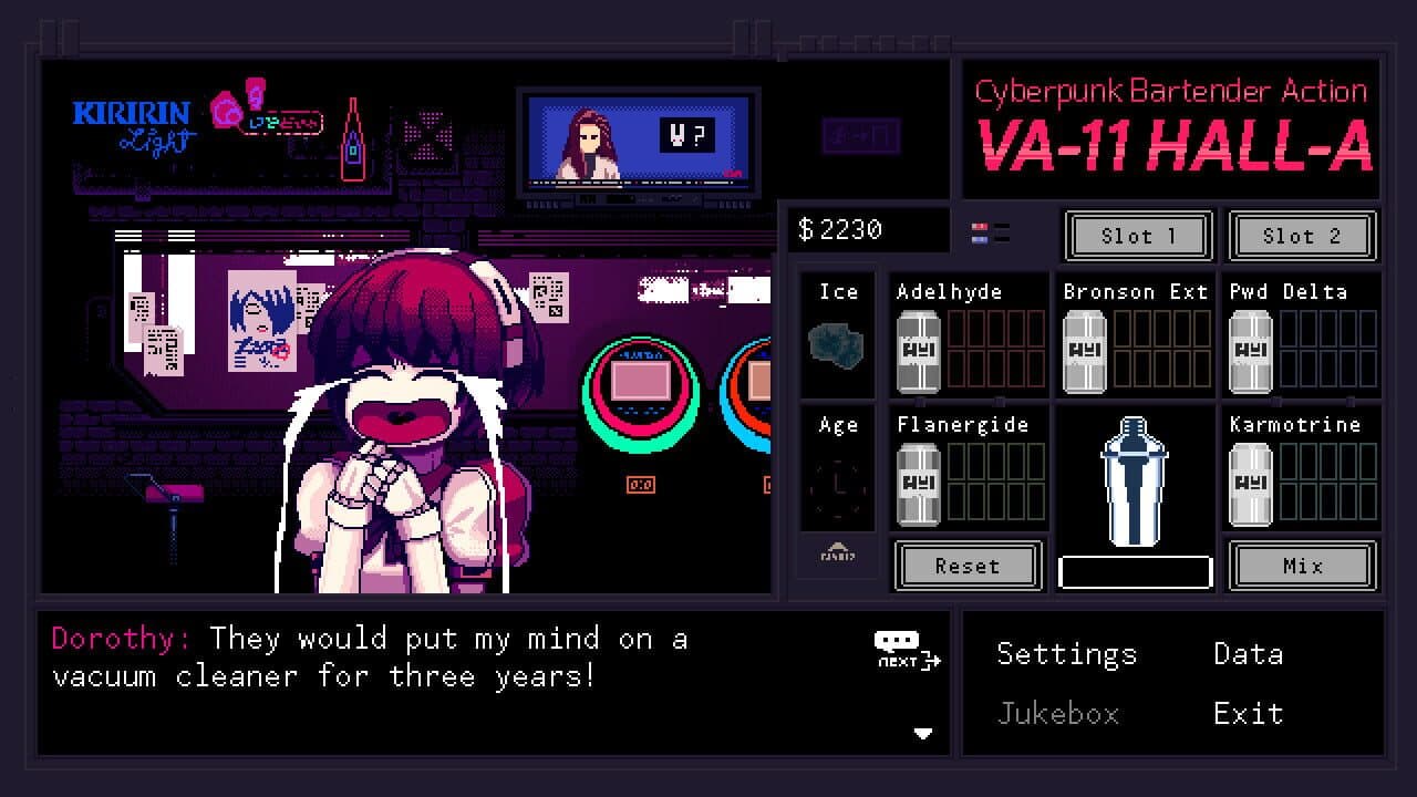 VA-11 Hall-A: Cyberpunk Bartender Action thumbnail 5