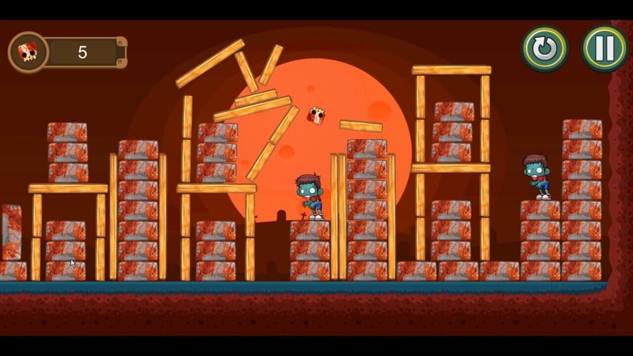 SlingSkull Zombies: The Dawn screenshot 1