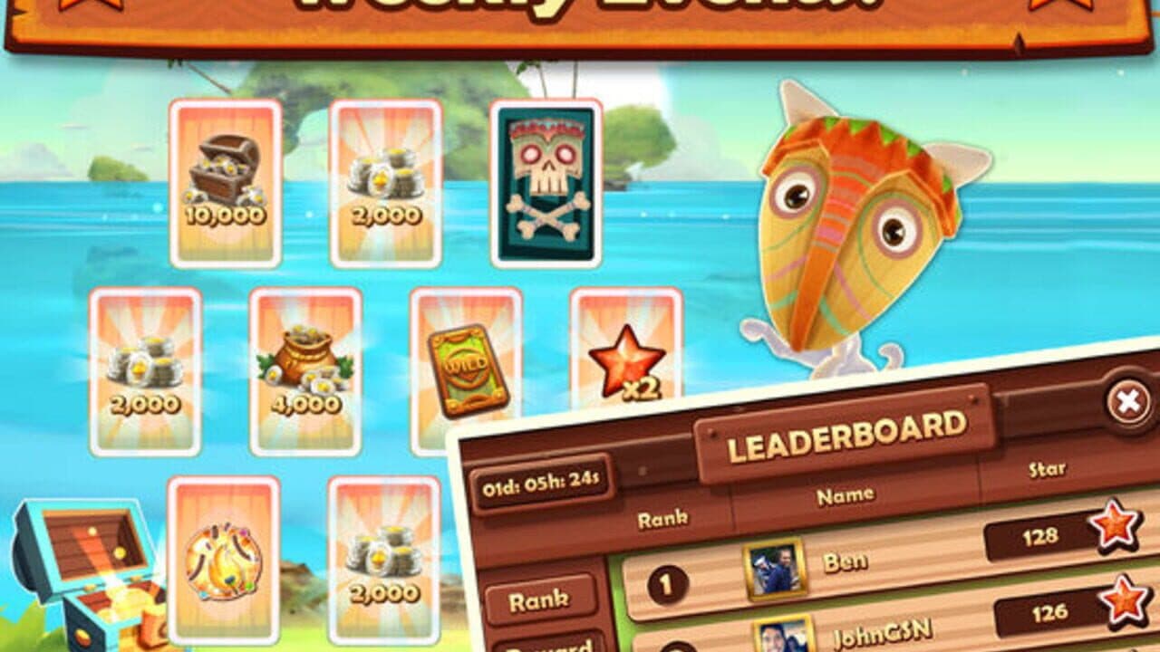 Tiki Solitaire TriPeaks thumbnail 9