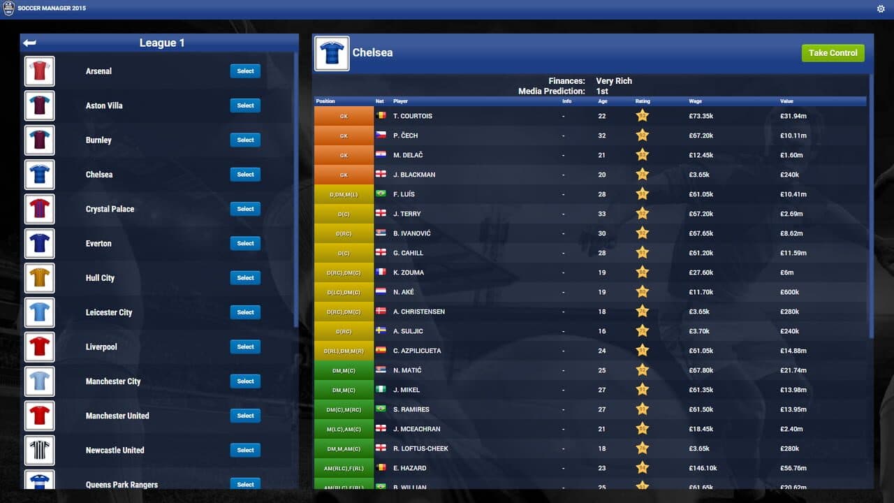 Soccer Manager 2015 screenshot 1