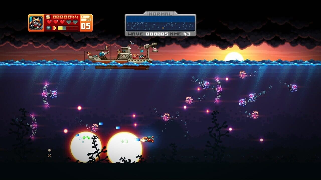 Aqua Kitty: Milk Mine Defender DX screenshot 1