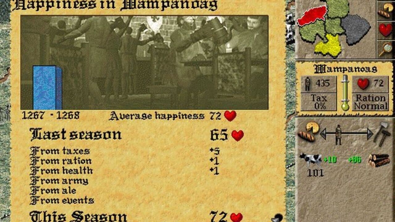 Lords of the Realm II screenshot 1