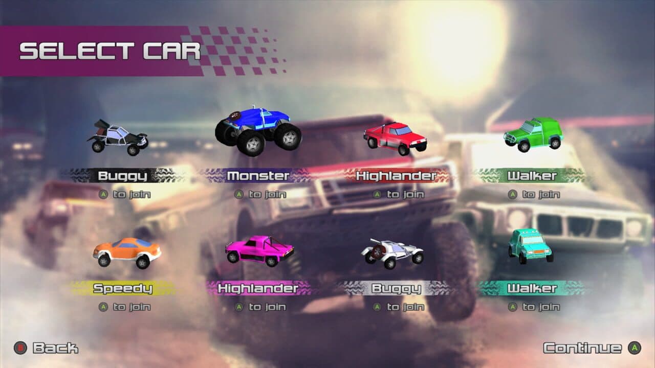 Rock 'N Racing Off Road DX screenshot 1