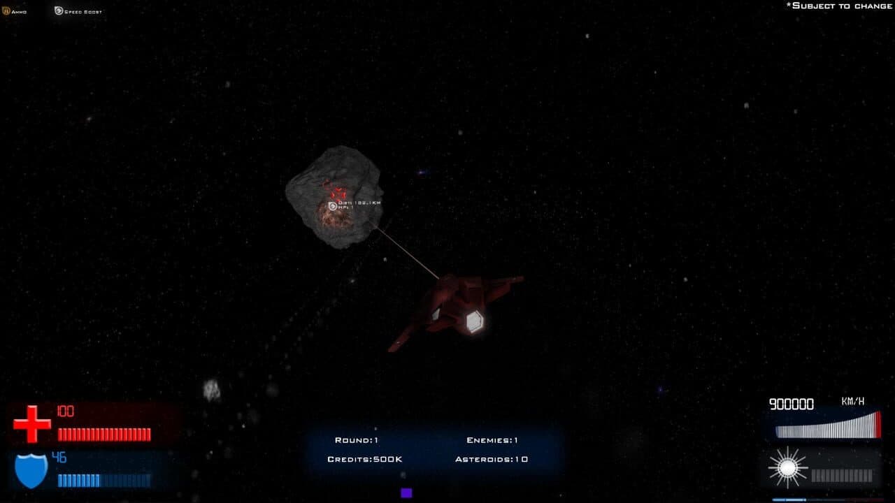 AsteroidsHD screenshot 1