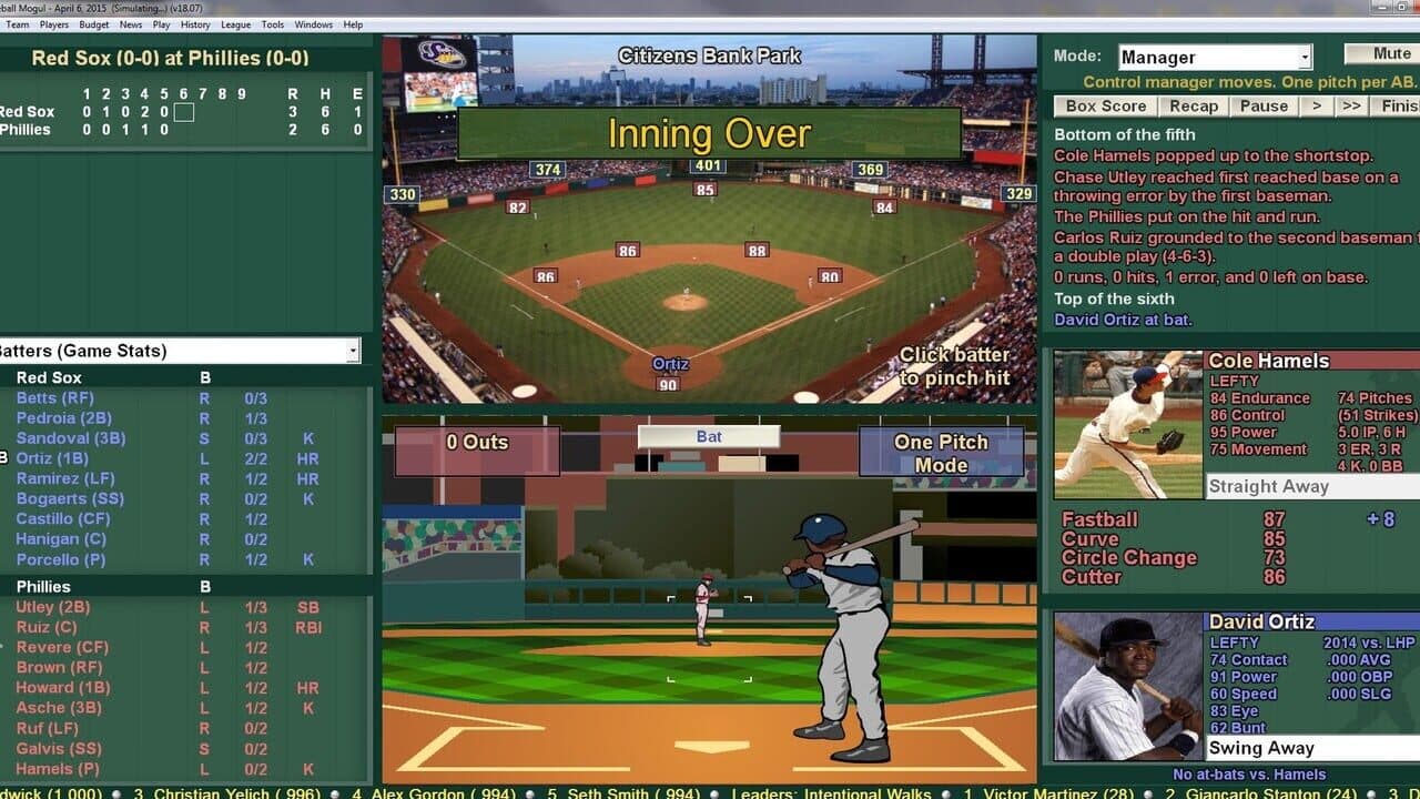Baseball Mogul Diamond screenshot 1